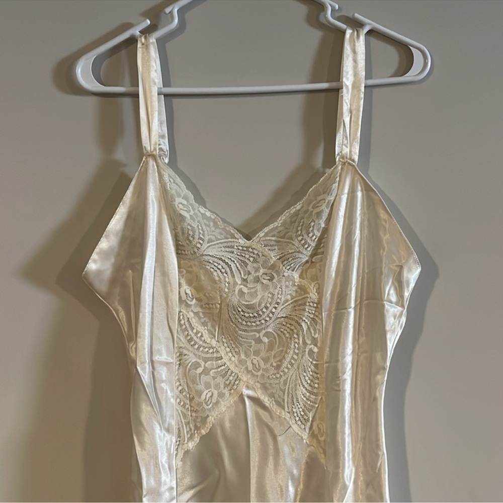 Victoria's Secret Cream Satin Fabric